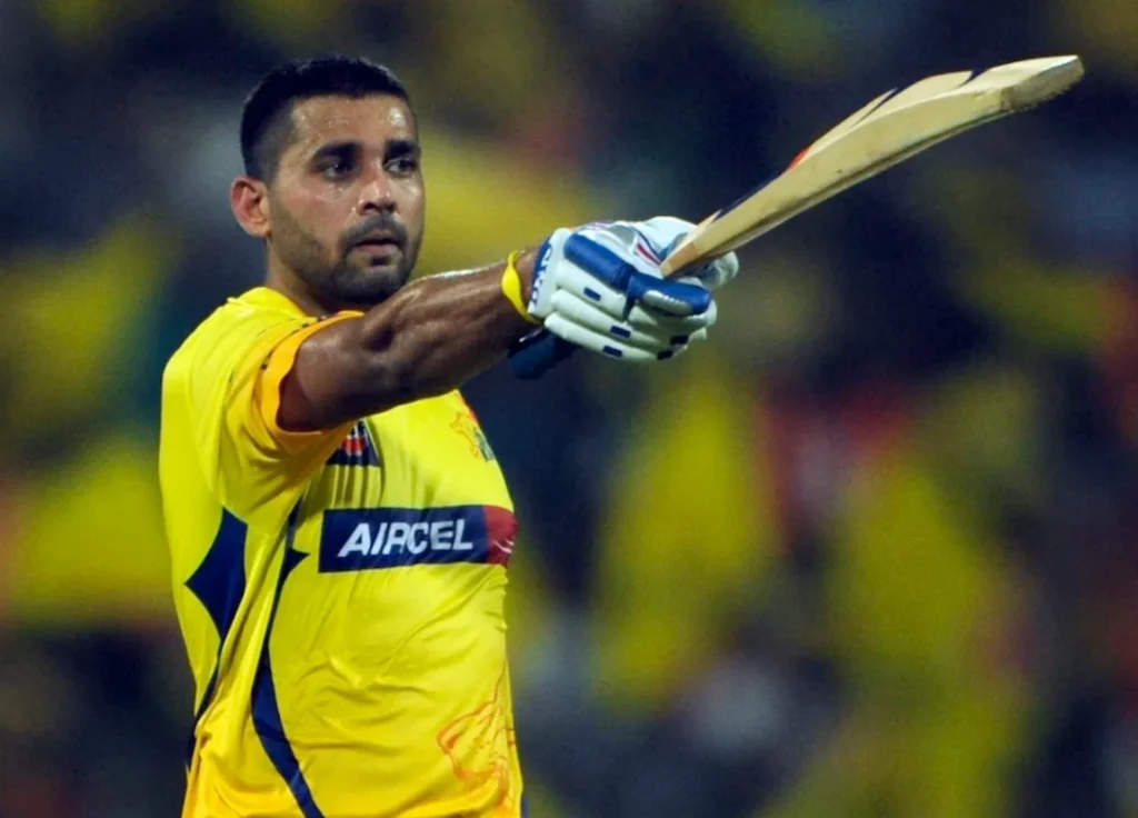Murali Vijay in the IPL 2011 Finals.
