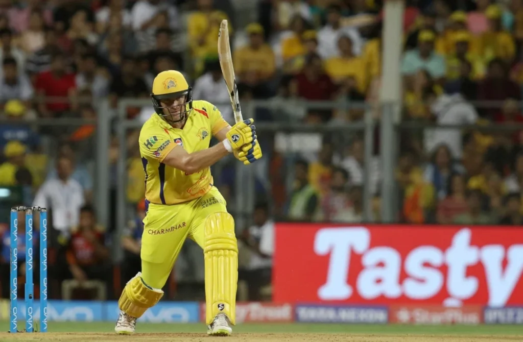 Shane Watson in the IPL 2018 Finals.