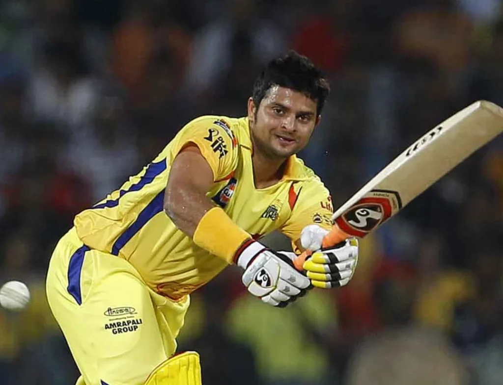 Suresh Raina in the IPL 2012 Finals.