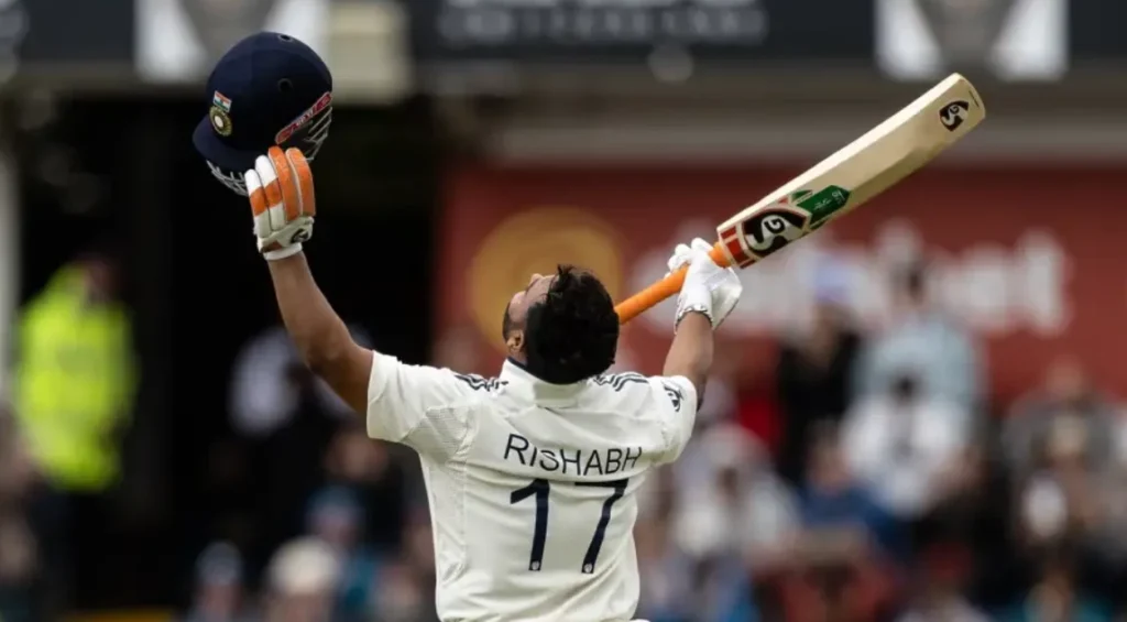 Rishabh Pant scored twin centuries against England in 2025.