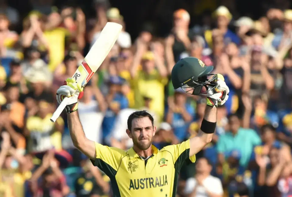 Glenn Maxwell at the 2015 World Cup.