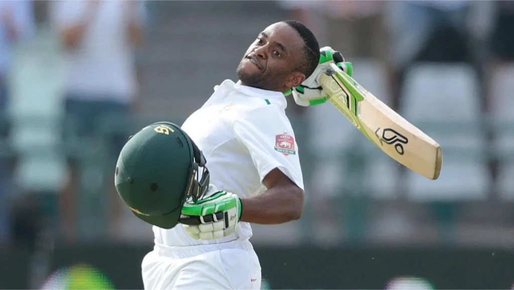 Temba Bavuma leads Australia to the end.