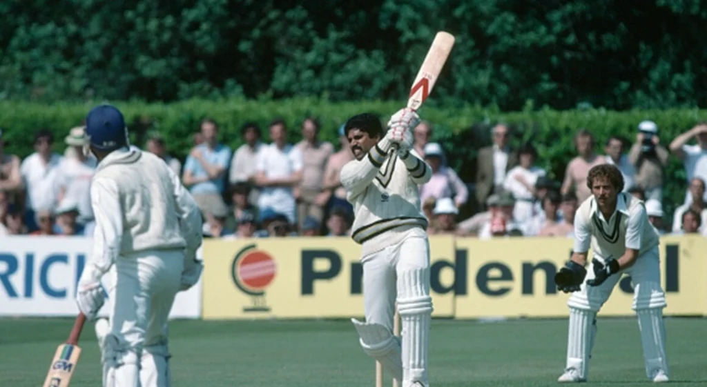 Kapil Dev scored 175 runs against Zimbabwe.