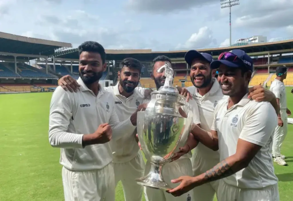 Madhya Pradesh with the Ranji Trophy Title 2022.