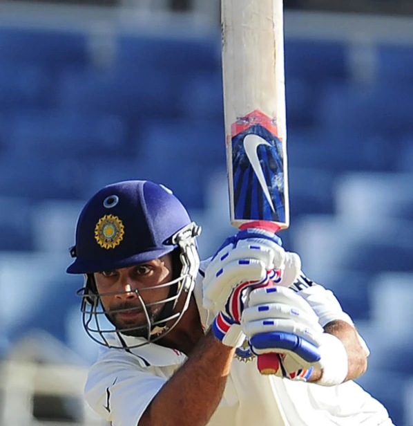 Virat Kohli in the second innings of the match.