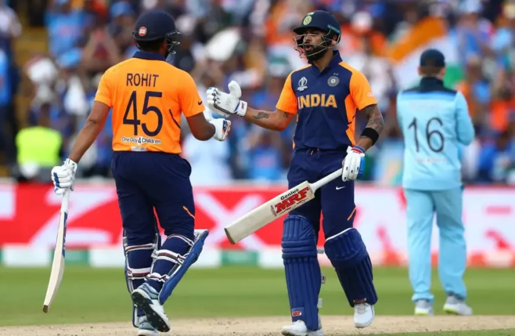 Virat Kohli and Rohit Sharma had a 138 runs partnership.