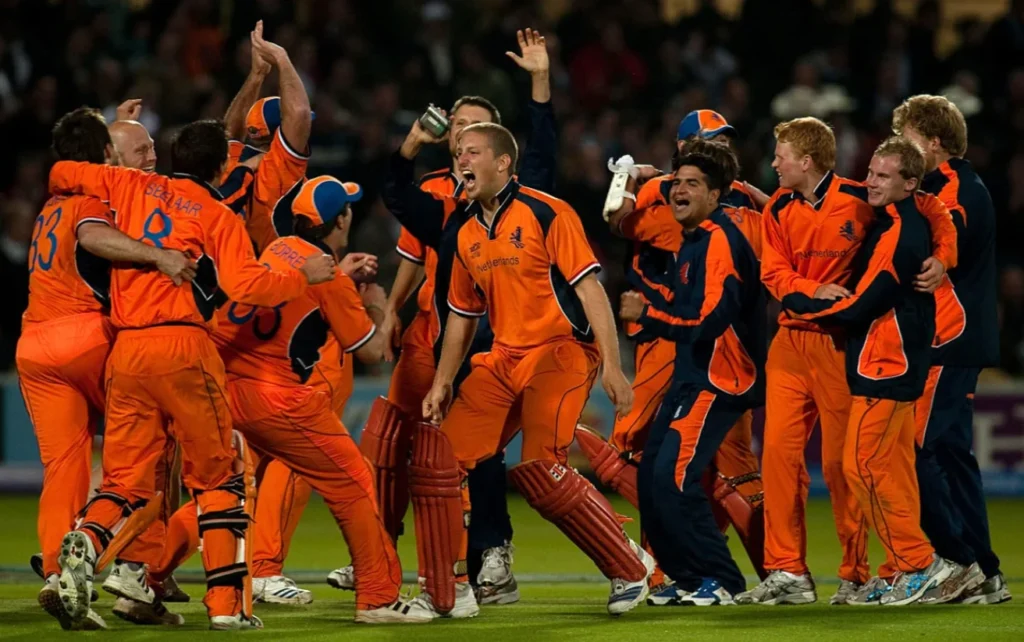 Netherlands defeated England by 4 wickets.