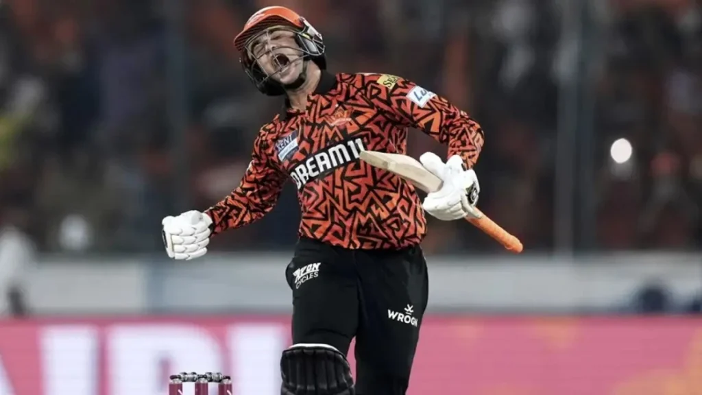 Abhishek Sharma completes his first century in IPL 2025 season.