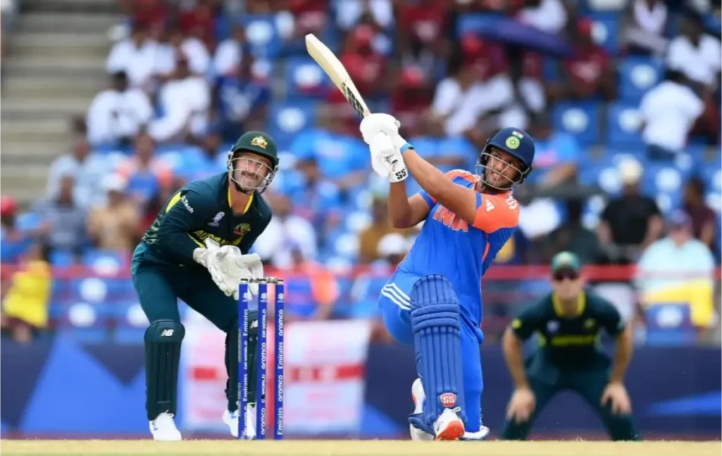 Shivam Dube made 28 runs off 22 balls against Australia.