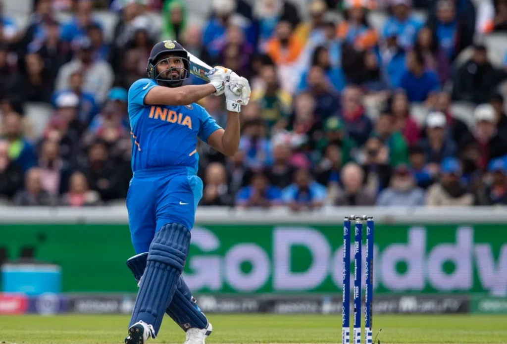 Rohit Sharma scored 140 runs off 113 balls.