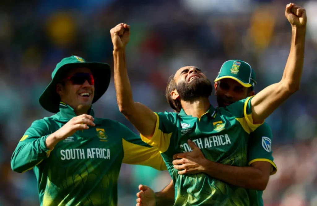 Imran Tahir finished with the figures of 4/27 in 8.3 overs.