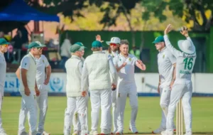 South Africa took control over Zimbabwe with 216 runs lead.