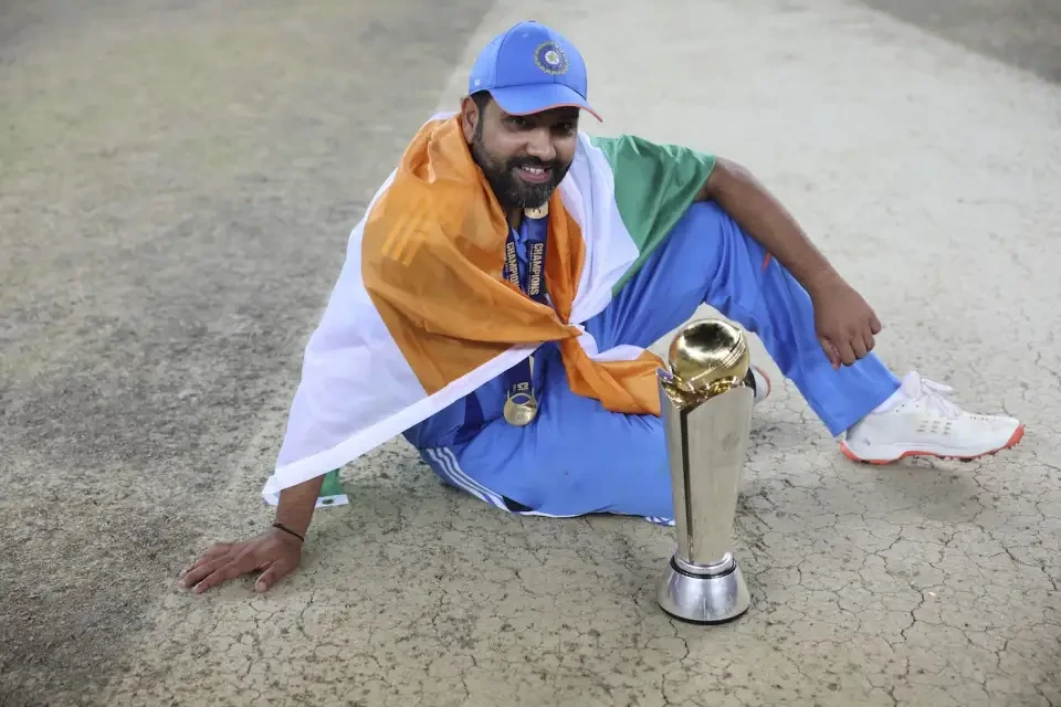 Rohit Sharma led India to victory.