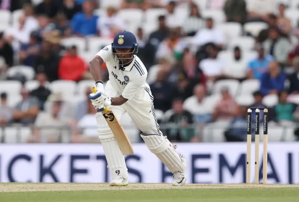 B Sai Sudharsan made a confident debut.