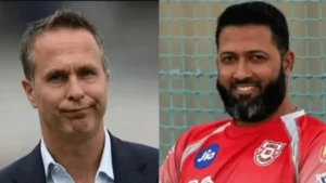 Michael Vaughan and Wasim Jaffer, the Twitter banter stars.
