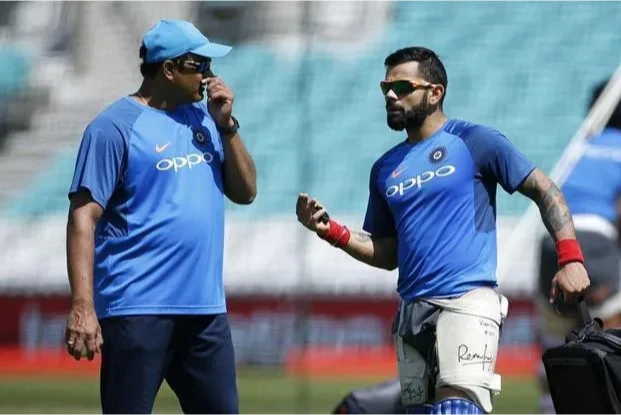 Kohli and Kumble, when rumours of the rift started to spread.
