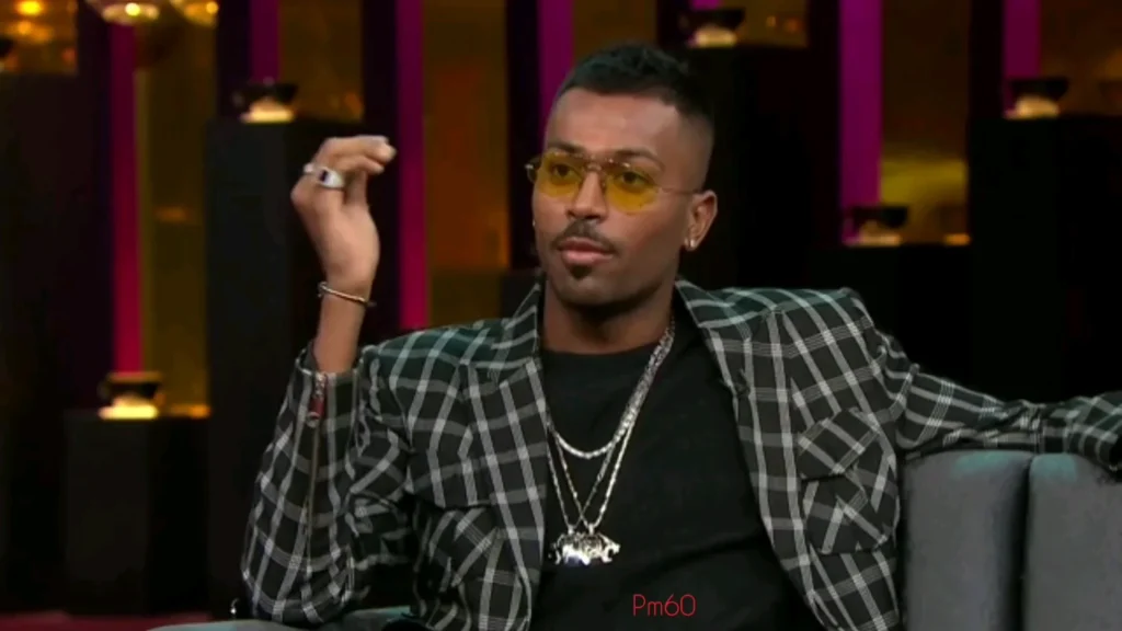Hardik Pandya passing the derogatory comments.