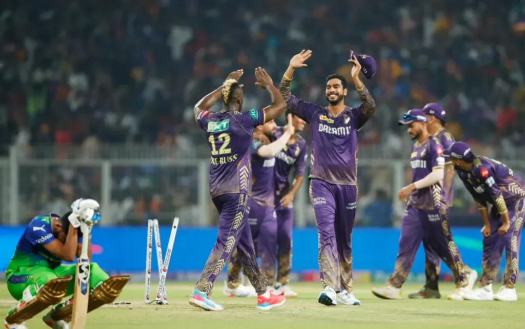 KKR defeated RCB by 1 Run.