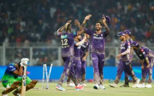 KKR defeated RCB by 1 Run.