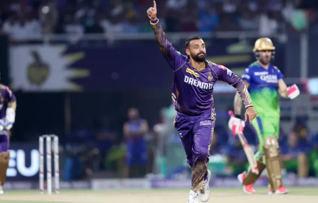 Varun Chakravarthy had figures of 1/36 in his 4 overs.