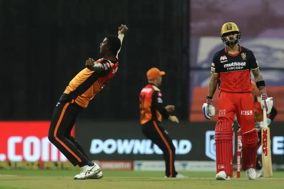 Virat Kohli lost his wicket quickly.