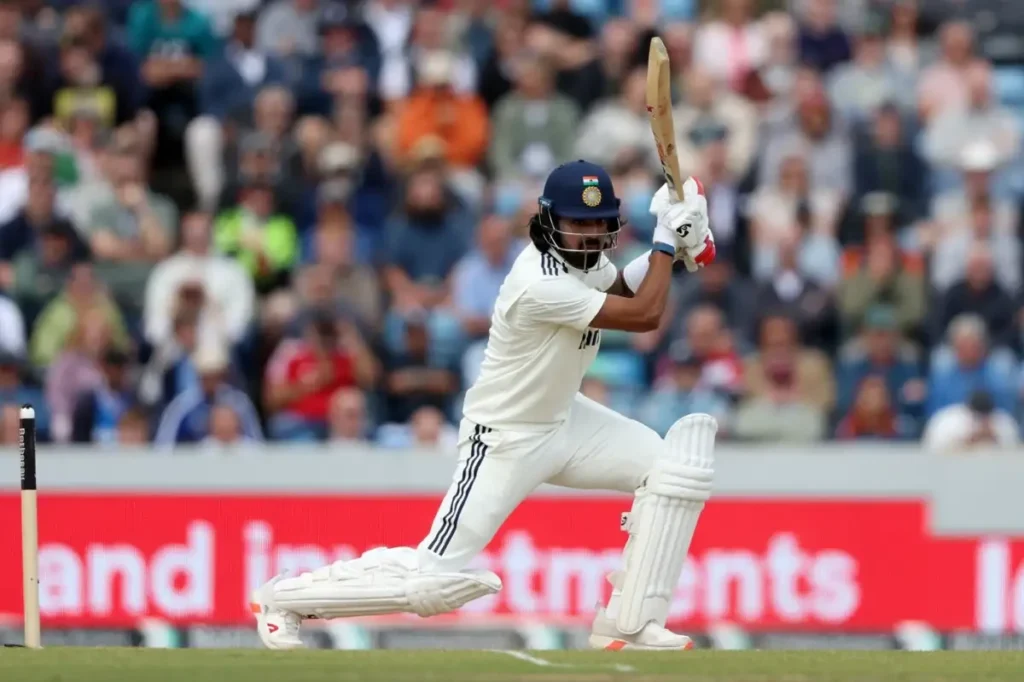KL Rahul scored fifty points.