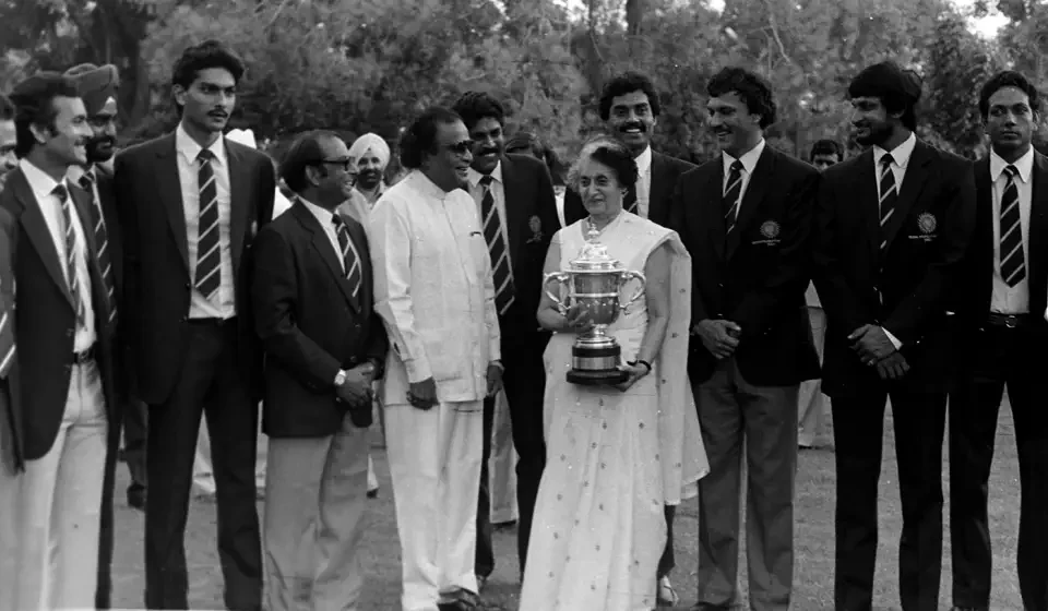 Madan Lal received POTM award in the match against Zimbabwe.