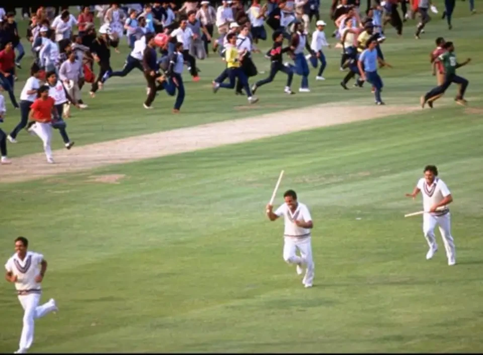 India went against the West Indies for the third time.