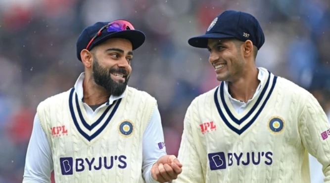 Virat Kohli and Shubman Gill in the Test Format.