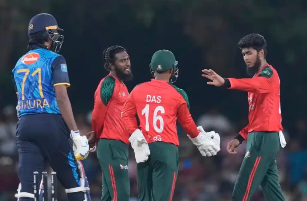 Rishad Hossain picked 3 wickets in the match.