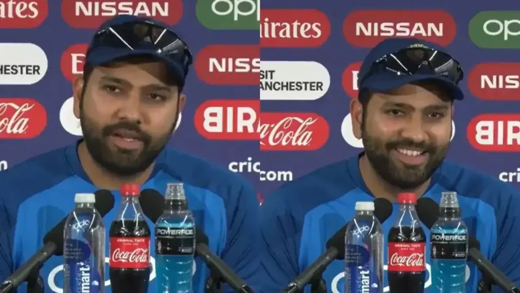 Rohit Sharma talking about Pakistan’s batting crisis.