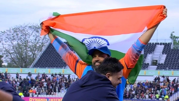 Pathan delivered a powerful performance during the match against Australia Champions.