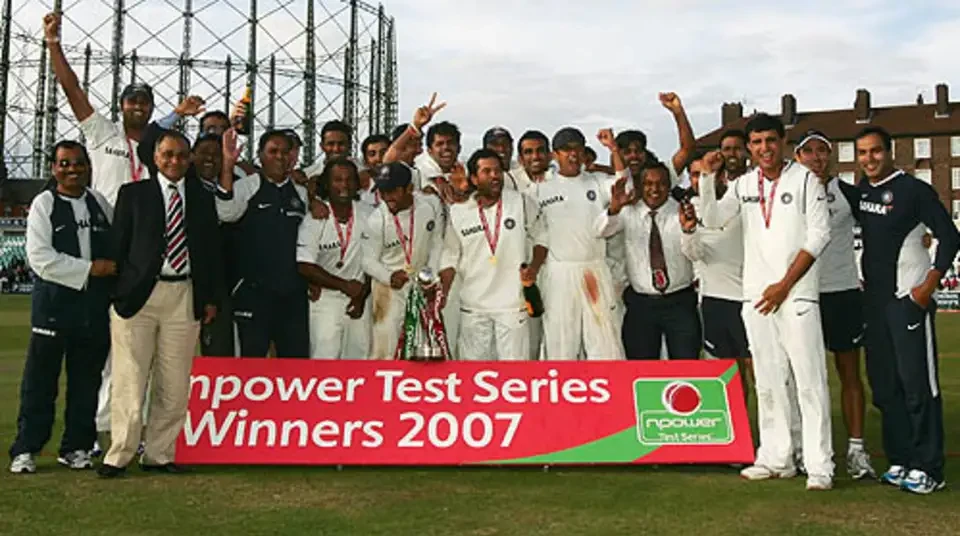 India won its last Test series against England.