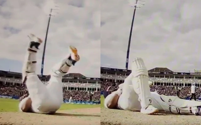 Rishabh Pant scored a hundred, lost his balance.