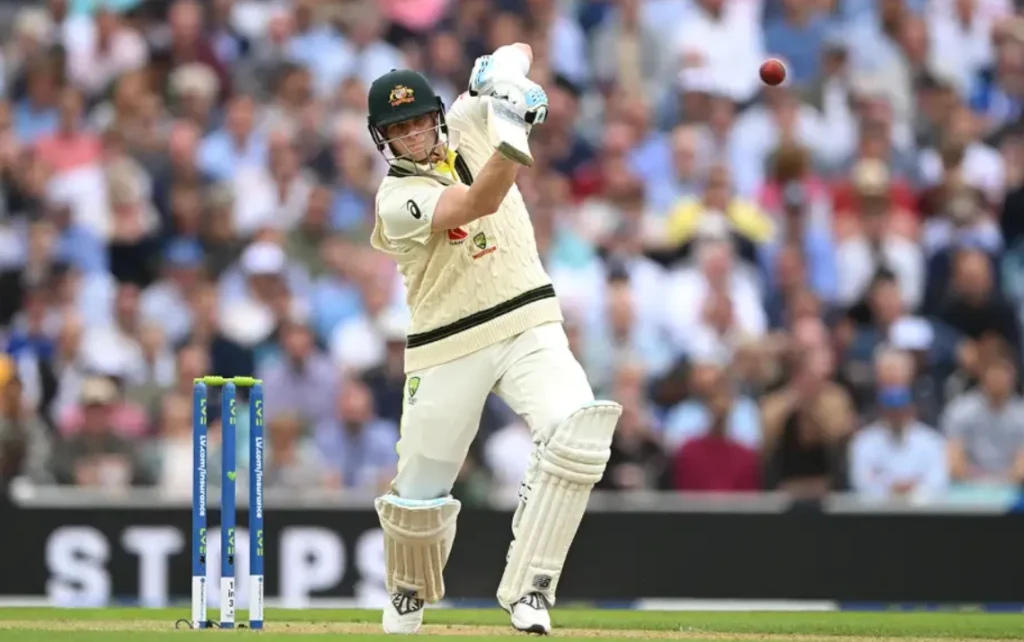 Steve Smith scored 71 runs off 123 balls in the first innings of the match.
