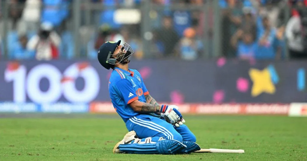 Virat Kohli broke the record of Sachin Tendulkar for most centuries.