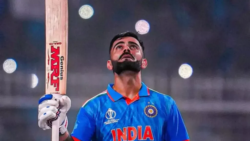 Virat Kohli was able to overtake Shikhar Dhawan in the Champions Trophy.