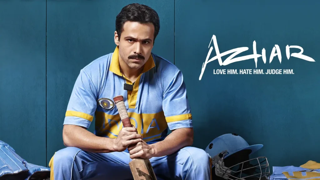 Poster of Azhar movie, starring Emraan Hashmi.