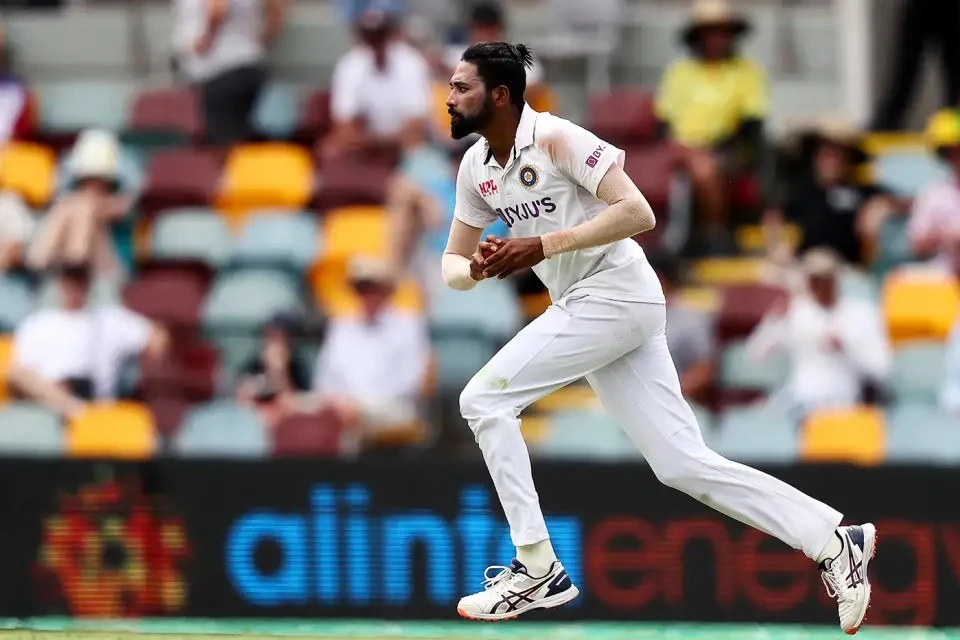 Siraj was able to take in the first innings of the game.