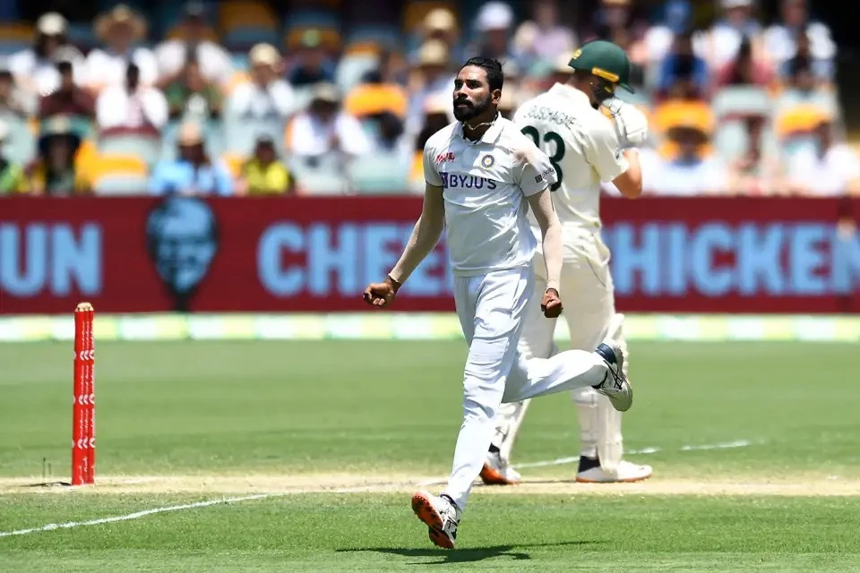 Siraj took the final wicket of Australia.