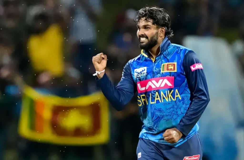Wanindu Hasaranga picked 2 wickets in the match.