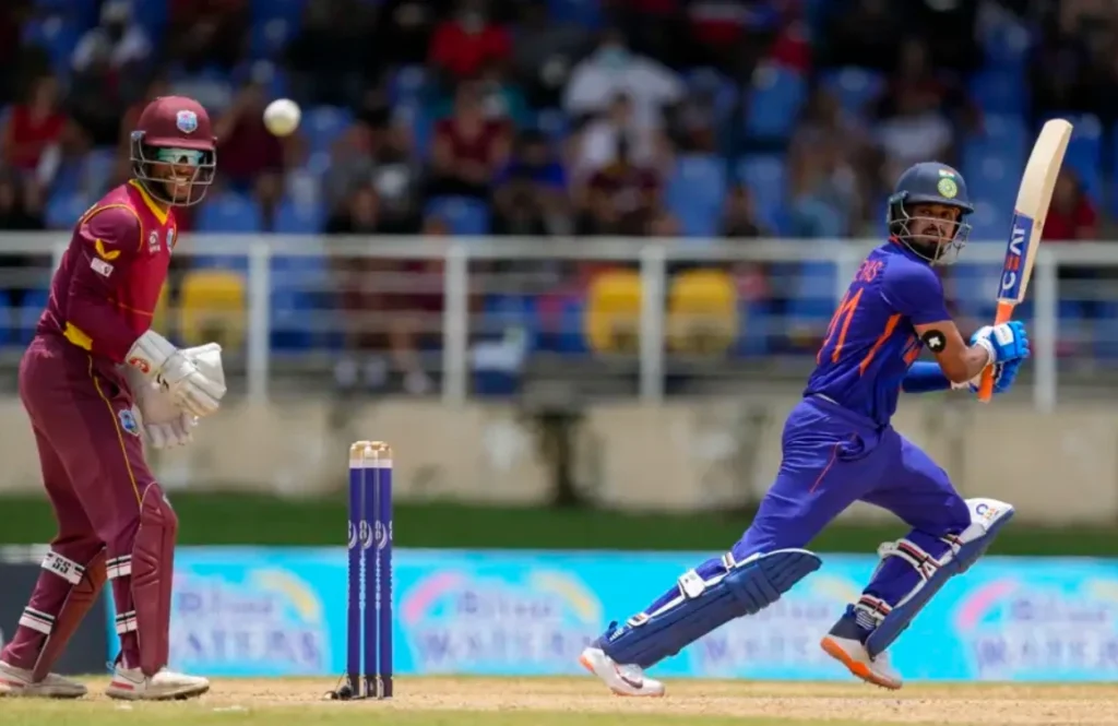 Shreyas Iyer made 54 runs off 57 balls.