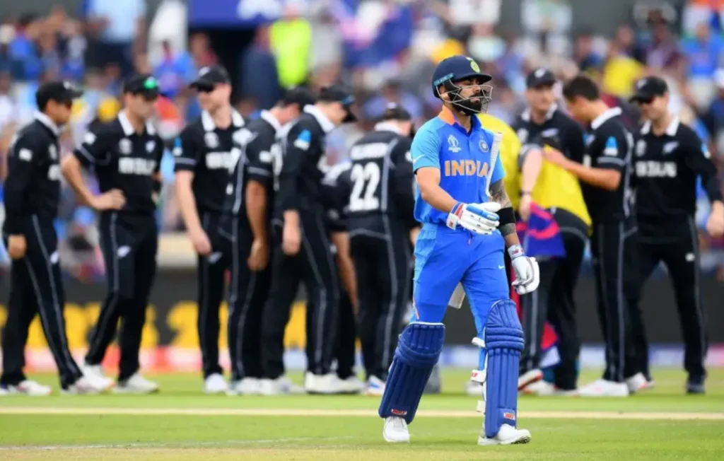 Virat Kohli was dismissed for 1 run off 6 balls.