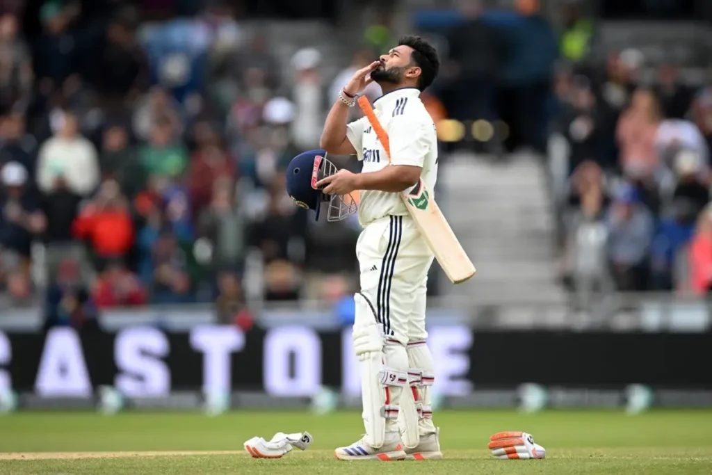 Rishabh Pant scored 134 runs in the first innings.