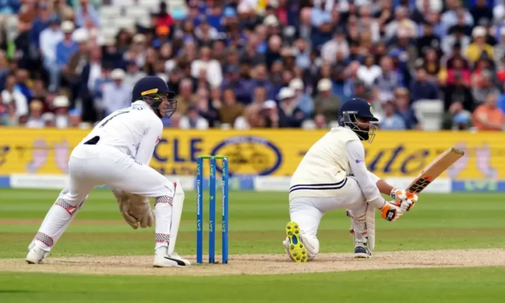 Ravindra Jadeja scored 23 runs for the Indian Team in the second innings.