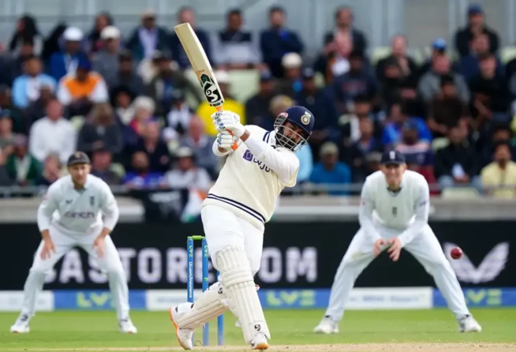 Rishabh Pant scored 146 runs in the first innings against England.