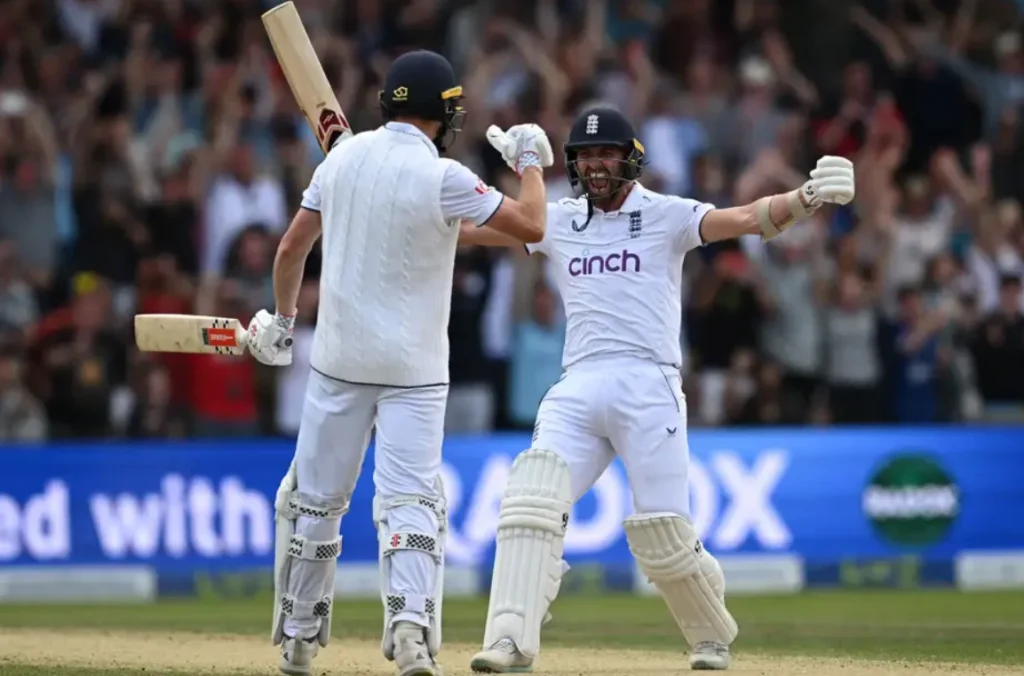 England defeated Australia by 3 wickets.