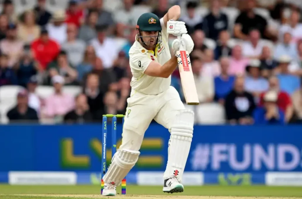 Mitchell Marsh scored 118 runs off 118 balls in the 3rd Test.