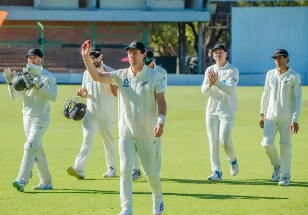 New Zealand ended Day 1 at 92/0, 57 behind Zimbabwe.