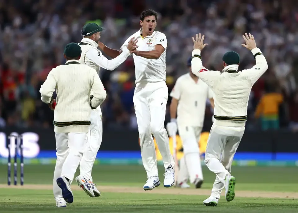 Mitchell Starc grabbed the wickets of Mark Stoneman.
